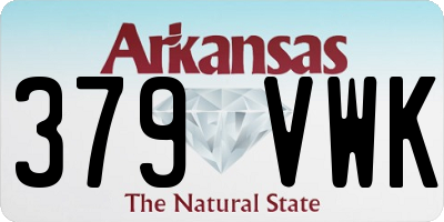 AR license plate 379VWK