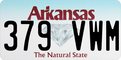 AR license plate 379VWM