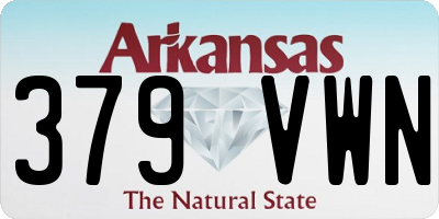 AR license plate 379VWN