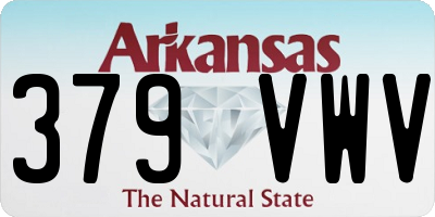 AR license plate 379VWV