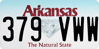 AR license plate 379VWW
