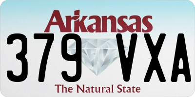 AR license plate 379VXA