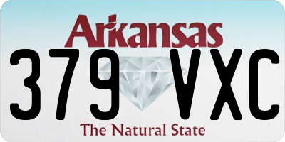 AR license plate 379VXC