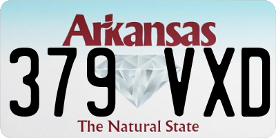 AR license plate 379VXD