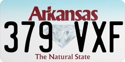 AR license plate 379VXF