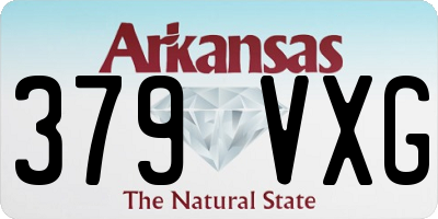 AR license plate 379VXG