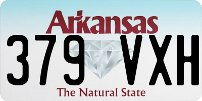 AR license plate 379VXH