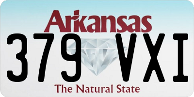 AR license plate 379VXI