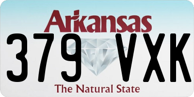 AR license plate 379VXK