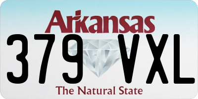 AR license plate 379VXL