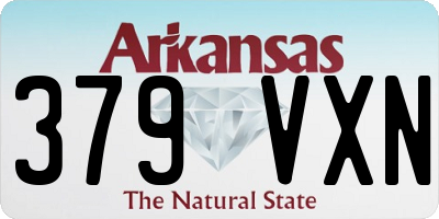 AR license plate 379VXN