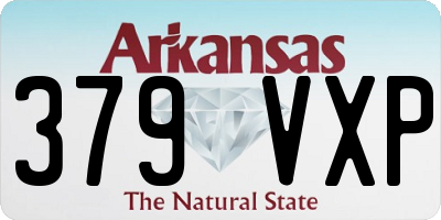 AR license plate 379VXP