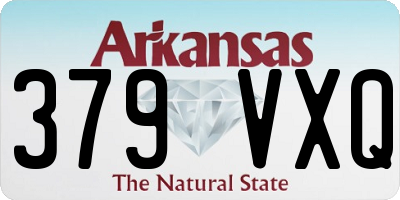 AR license plate 379VXQ