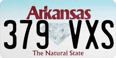 AR license plate 379VXS