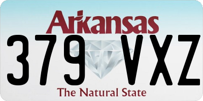 AR license plate 379VXZ