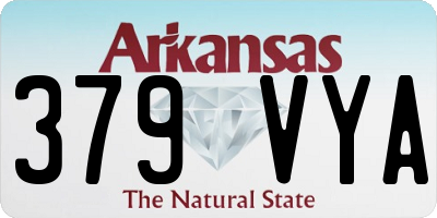 AR license plate 379VYA