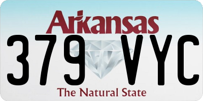 AR license plate 379VYC