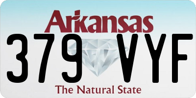 AR license plate 379VYF