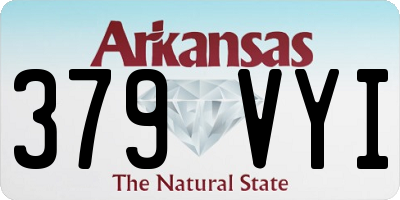 AR license plate 379VYI
