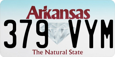 AR license plate 379VYM
