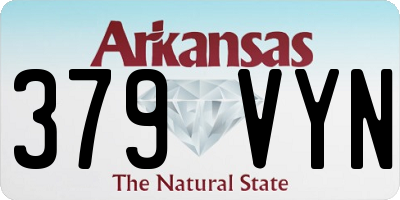 AR license plate 379VYN