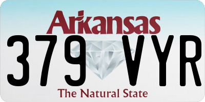 AR license plate 379VYR
