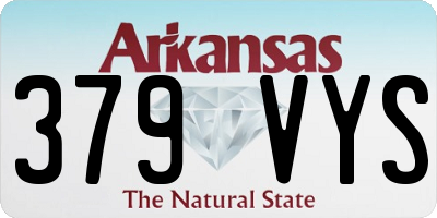 AR license plate 379VYS