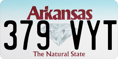 AR license plate 379VYT