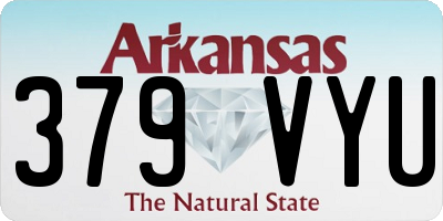 AR license plate 379VYU