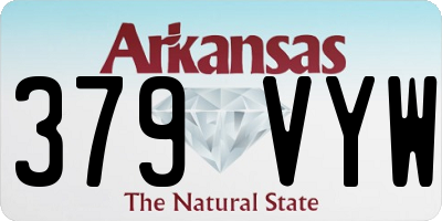 AR license plate 379VYW