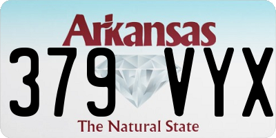AR license plate 379VYX