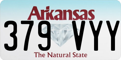 AR license plate 379VYY