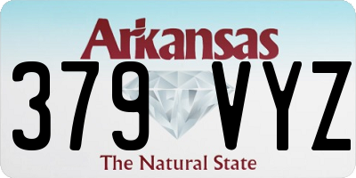 AR license plate 379VYZ