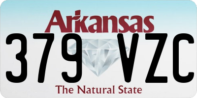 AR license plate 379VZC