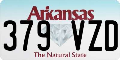 AR license plate 379VZD
