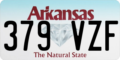 AR license plate 379VZF