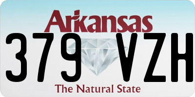 AR license plate 379VZH