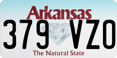 AR license plate 379VZO