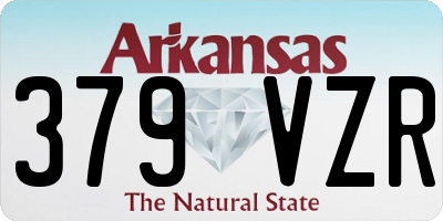 AR license plate 379VZR