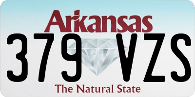 AR license plate 379VZS