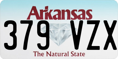AR license plate 379VZX