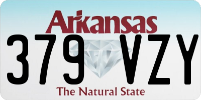 AR license plate 379VZY
