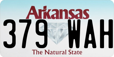 AR license plate 379WAH