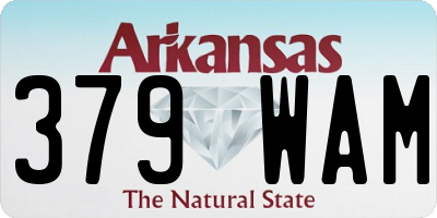 AR license plate 379WAM