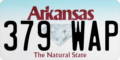 AR license plate 379WAP