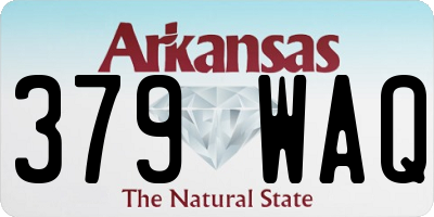 AR license plate 379WAQ