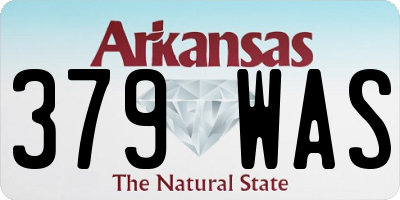 AR license plate 379WAS