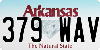 AR license plate 379WAV