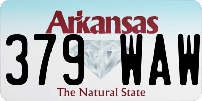 AR license plate 379WAW