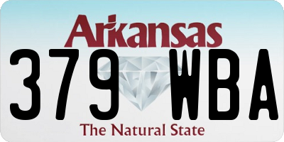 AR license plate 379WBA